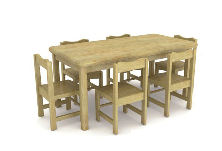 橡木组合桌椅